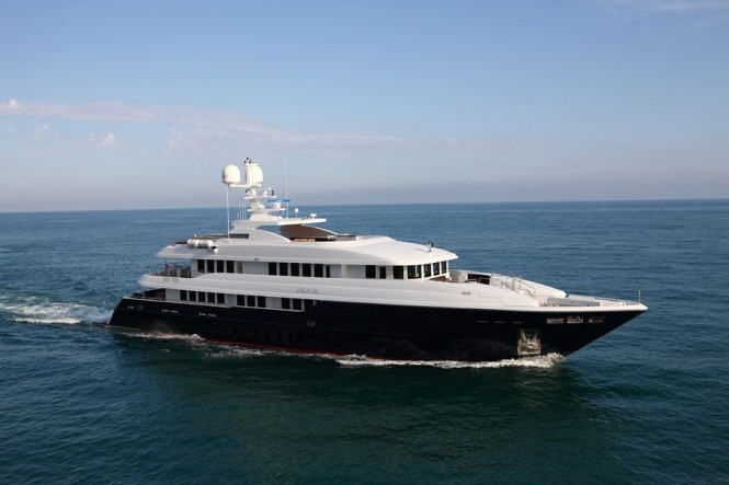 Beautiful 50m MONDOMARINE Charter Yacht ZALIV III Available for Eastern Mediterranean Yacht Rental this Winter