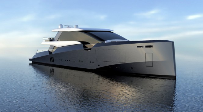 Elegant and striking 50m Motor Yacht AMNESIA concept by Letizia Alessandrini