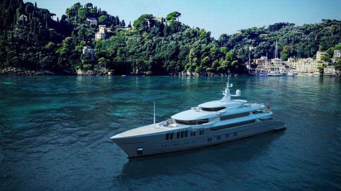 Impressive 70m unique shallow draft motor yacht ZENITH concept by Sunrise Yachts nominated for IY&A Award 2016