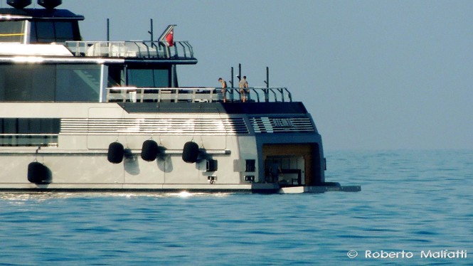 ATLANTE superyacht - aft view - Photo by Roberto Malfatti