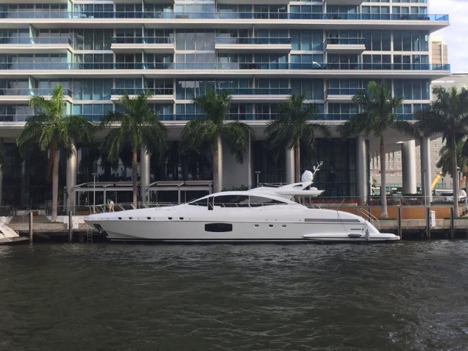 Latest Mangusta 94 Motor Yacht Hull no. 3 to be displayed at FLIBS