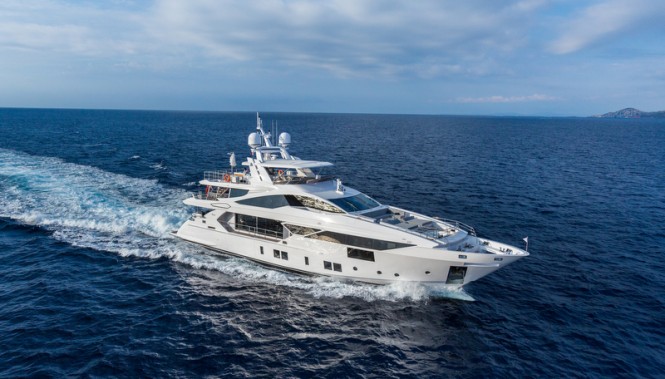 Striking Fast Displacement Vivace 125’ Superyacht IRON MAN by BENETTI