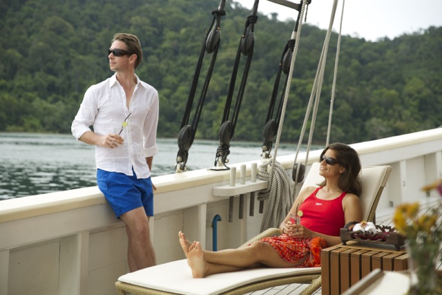 Newly-refitted Sailing Yacht RAJA LAUT Available for Andaman Sea Yacht Charters