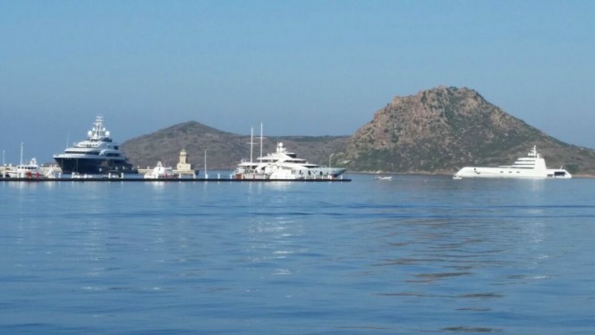 Palmarina Bodrum welcomes Eye-Catching 119M Motor Yacht ‘A’ by Blohm + Voss
