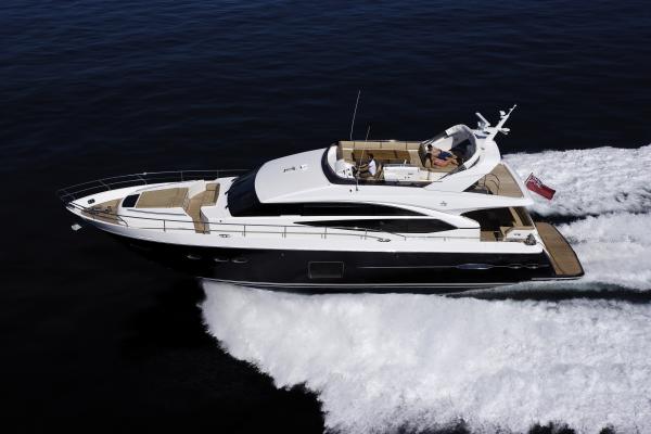 Amazing line-up of 12 Luxury Motor Yachts by Princess on display at FLIBS
