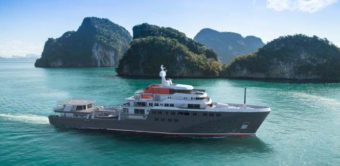 New 95m Multipurpose Explorer Yacht NAVIRE DE VOYAGE 95 Concept by PIRIOU