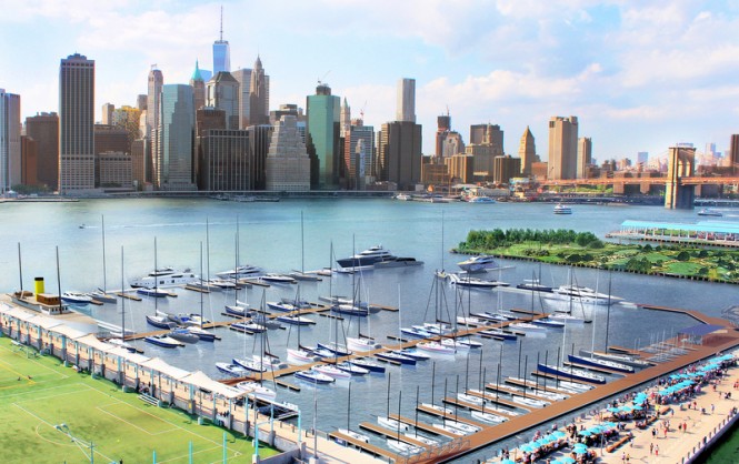 ONE°15 Brooklyn Marina – The newest marina in New York City to accommodate Private Yachts and Charter Yacht up to 250’