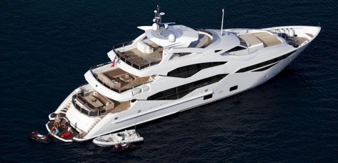 New Sunseeker 131 Yacht hits the water