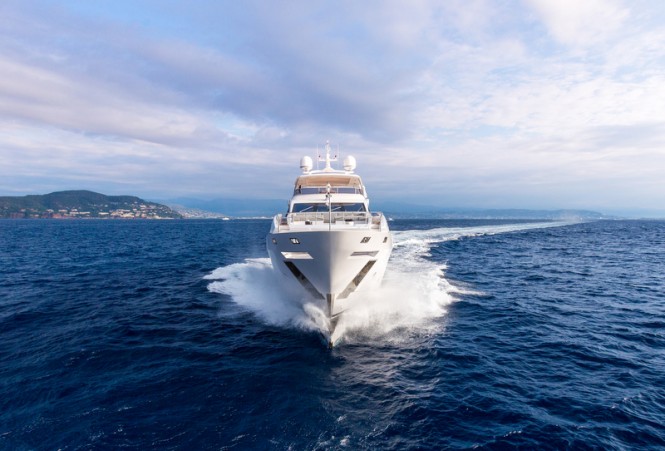 Superyacht IRON MAN - front view - Photo credit Quin BISSET