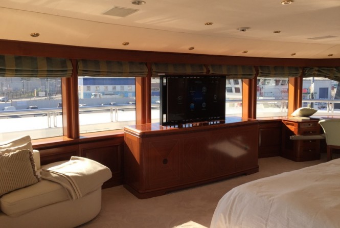 73M Charter Yacht TITANIA with one of the world’s largest superyacht audio visual installations for Control 4 performed by Veritais