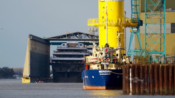 100m+ Superyacht by Lurssen ready for completion - Photo by DrDuu