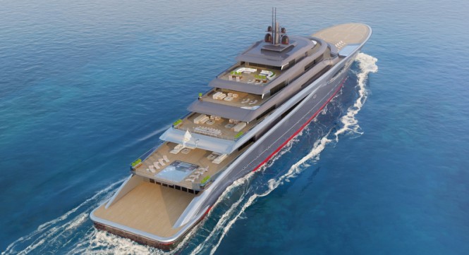 118M T. Fotiadis Superyacht concept - aft view