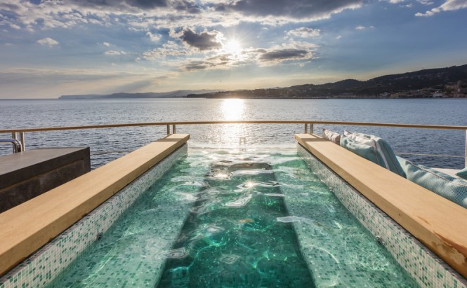 Aboard luxury superyacht SERENITY