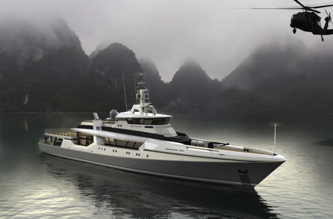 Luxury Motor Yacht OPY80 by Fassmer shipyard and beiderbeck designs