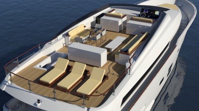 Hatteras 90 superyacht - Exterior