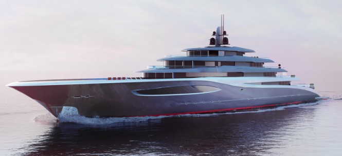 New 118M Mega Yacht Concept by Theodoros Fotiadis