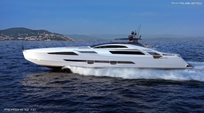 NEW Flagship Motor Yacht Pershing 140 – The First Pershing to be built in light alloy