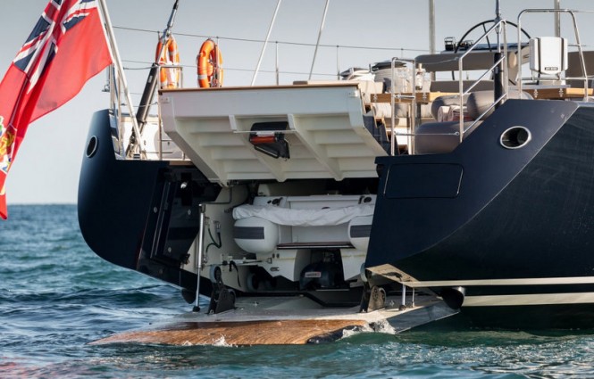 Luxury yacht SEA EAGLE - aft view - Photo by Carlo Baroncini and Magdalena Kaczòwka