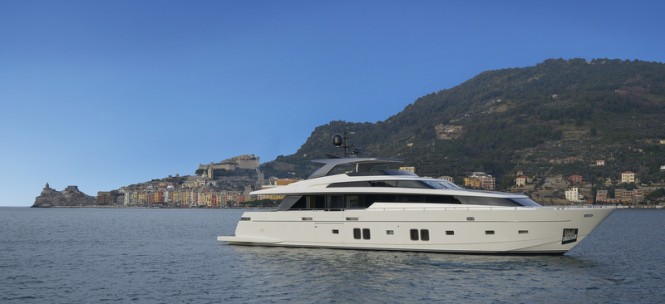 Sanlorenzo 106 Hybrid Yacht with hybrid power and propulsion solution by WhisperPower