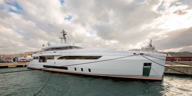 Interior images of Newly Launched WIDER 150 Super Yacht GENESI