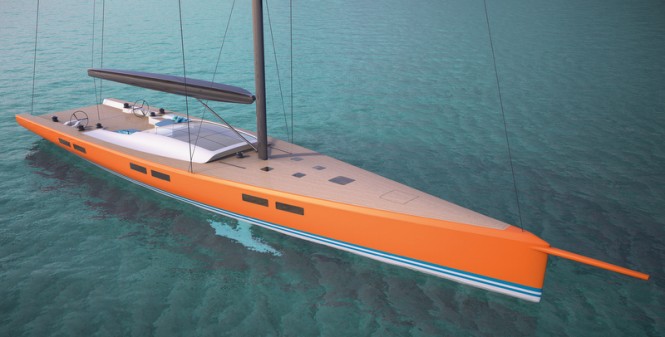 Superyacht design studio Reichel/Pugh unveils more details about their latest 35m design