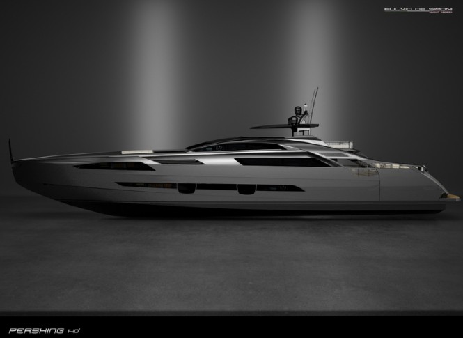 Luxury Yacht PERSHING 140 – The largest, most innovative and most charming Pershing ever unveiled at MYS 2015