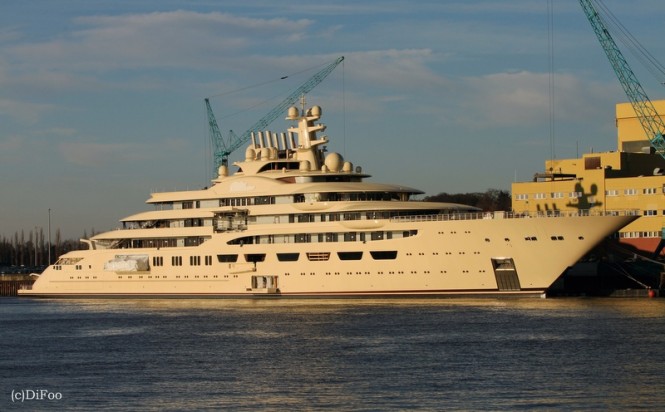 Latest video of NEW 156m Mega Yacht DILBAR (Project OMAR) by LURSSEN