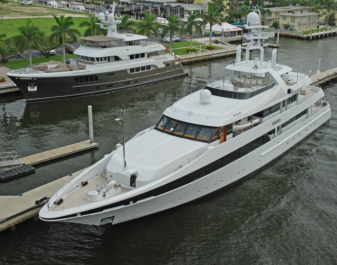 Beautiful 53m Super Yacht KISSES by FEADSHIP in Fort Lauderdale