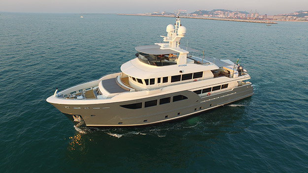 Darwin Class 107’ Superyacht STORM – The first Explorer over 100ft by Cantiere delle Marche