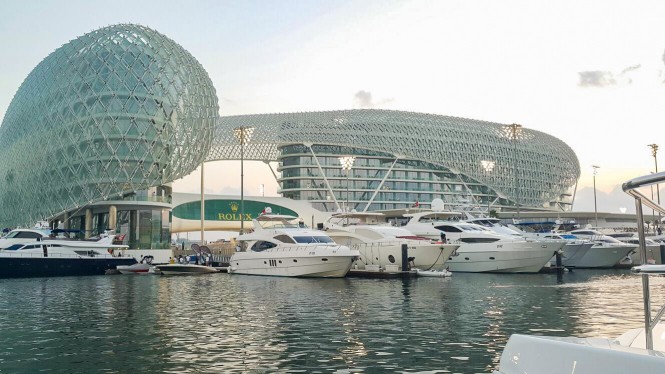 Photos: Gulf Craft’s Yachts at the 7th Formula 1 Etihad Airways Abu Dhabi Grand Prix