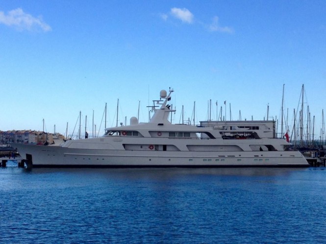 Two Luxury Superyachts by FEADSHIP spotted in Gibraltar