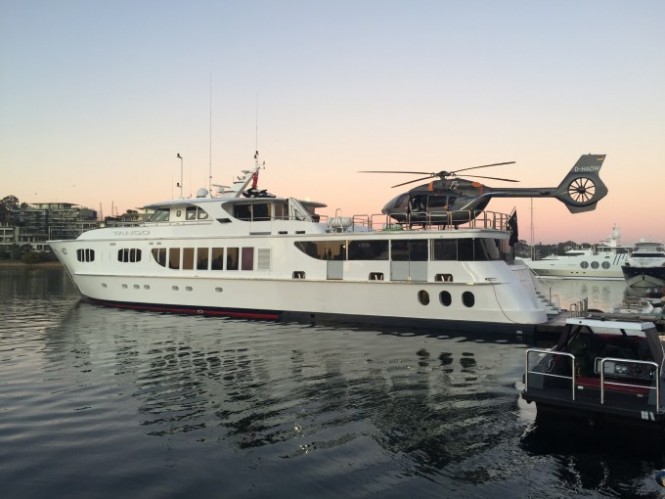Stylish Rolls-Royce ‘Dawn’ Launched Aboard Australia Charter Yacht TANGO