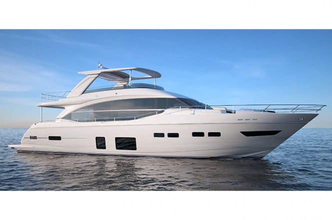 World Premiere for NEW Motor Yacht Princess 75 at London Boat Show 2016