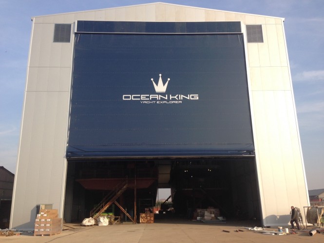 New shed completed by Italian superyacht builder Ocean King