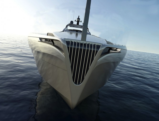 Pershing 140 - bow