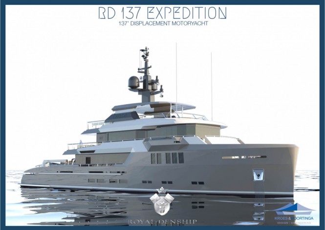 Royal Denship Starts Construction of 42m RD 137 EXPEDITION Yacht