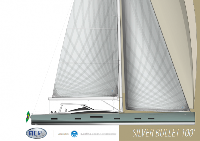 New Silver Bullet 100′ Sailing Yacht under Construction at MCP Yachts