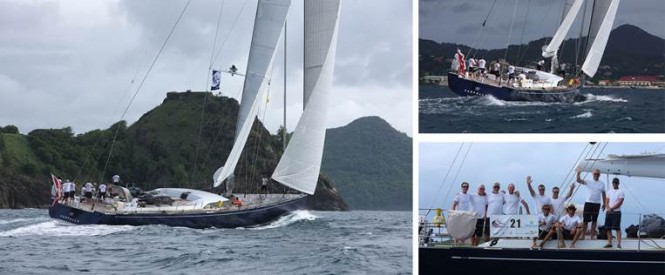 Powerful Southern Wind SW102 Superyacht FARFALLA places second in the ARC