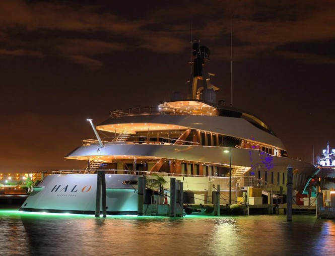 Gorgeous HALO by superyacht builder FEADSHIP spotted at Miami Beach Marina