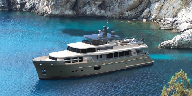 Cool Interior for Trawler 2395 Flybridge by Van der Valk – Continental Yachts