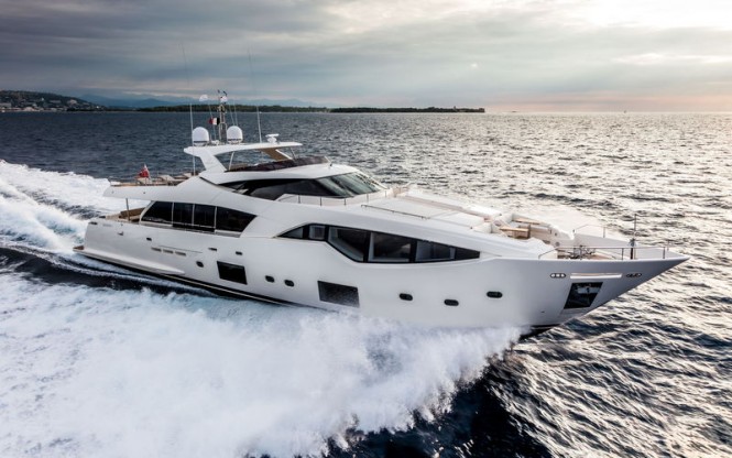 Photos: First Ferretti Custom Line 108’ Superyacht VARDAR