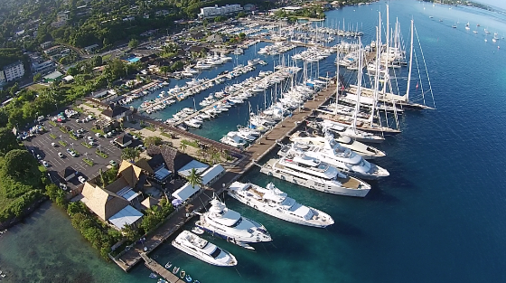 Tahiti attracted 45 Luxury Superyachts in 2015