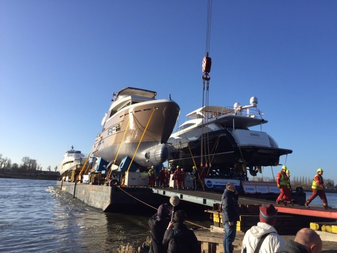 Drettmann Explorer Yacht 24’s journey from shipyard to Dusseldorf
