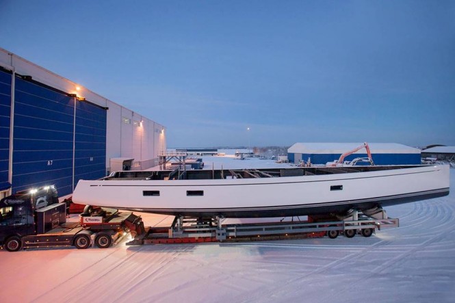 The latest photos of NEW SWAN 95 Superyacht under construction at Nautor’s Swan