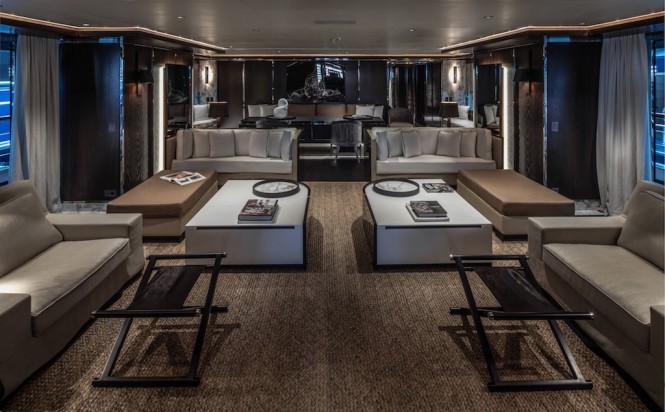 Main saloon aboard ATLANTE