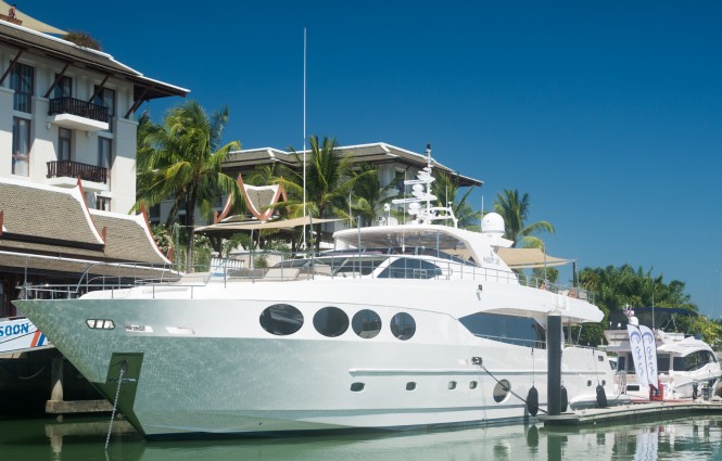 Majesty 105 - the largest vessel on display at PIMEX 2016