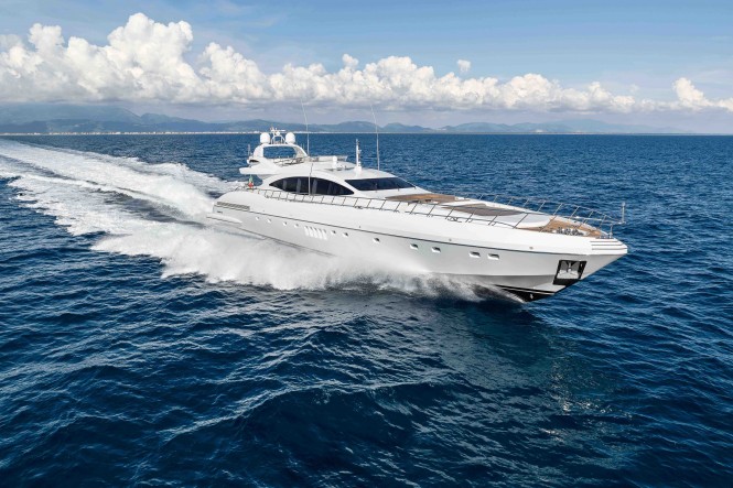 Sale of second Mangusta 132 superyacht announced by Overmarine Group