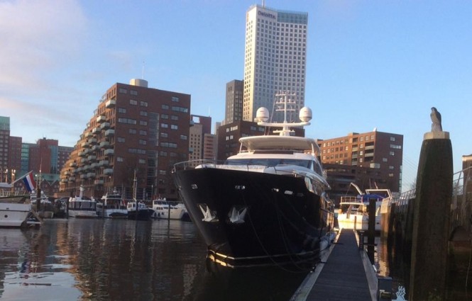 Remarkable journey of Exciting NEW Princess 30M Superyacht KOHUBA to boot Dusseldorf