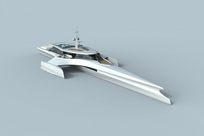 A pair of unique trimaran expedition yachts unveiled by Nigel Irens Design