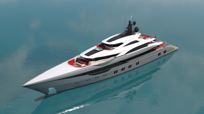 Work on NEW 80m Mega Yacht BILGIN 263 progressing well